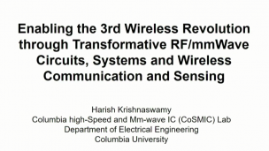 Transformative RF_mm-Wave Circuits, Wireless Systems and Sensing Paradigms